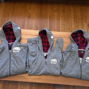 3 Roots salt and pepper XXL XXL XL kids onesies with buffalo check lining